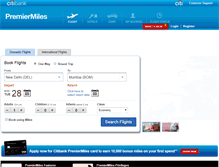 Tablet Screenshot of premiermiles.co.in